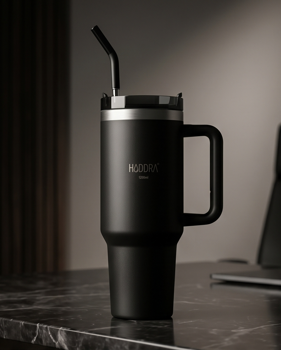 Copo Térmico Hiddra 1200ml - H520 Preto (All Black)