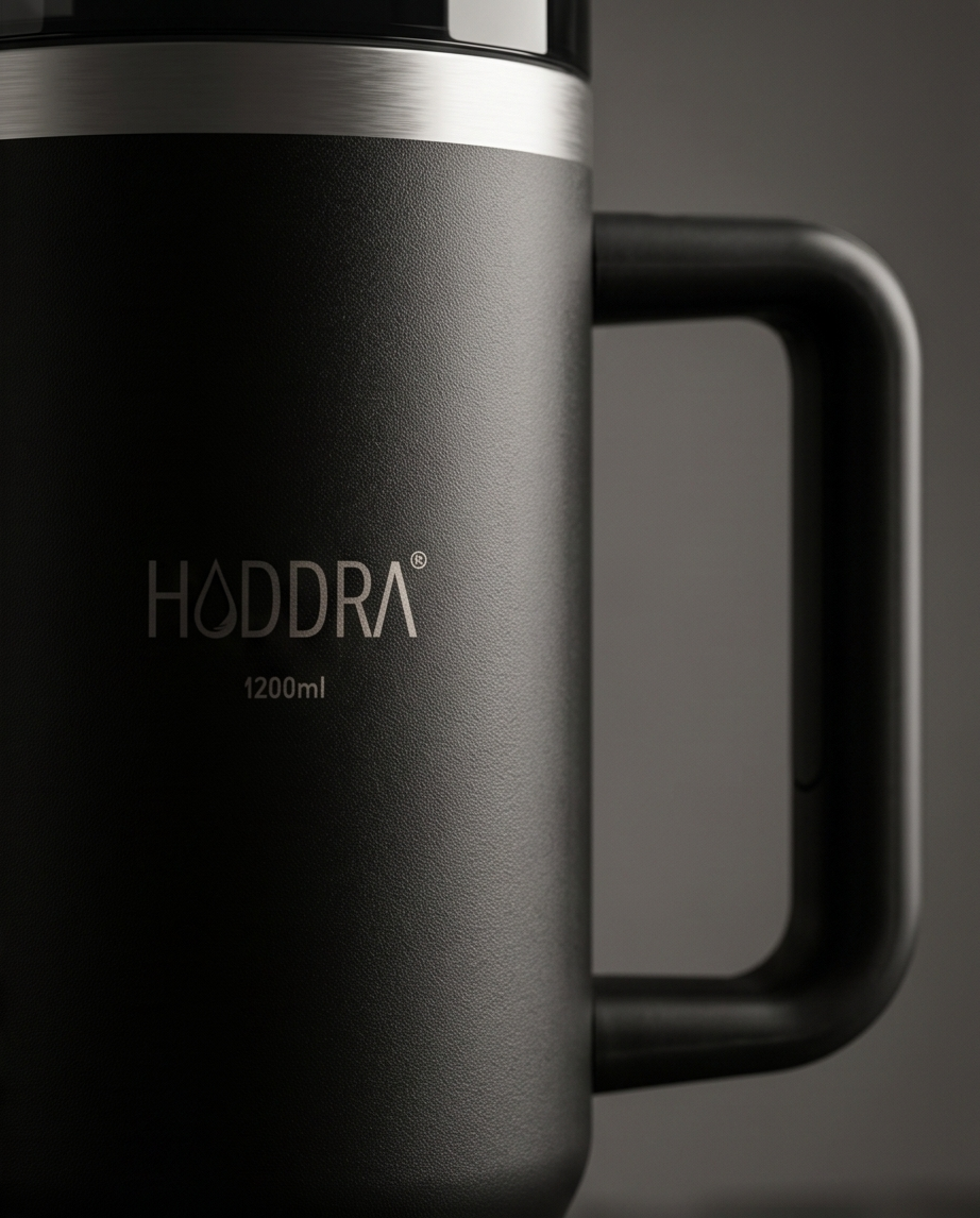 Copo Térmico Hiddra 1200ml - H520 Preto (All Black)
