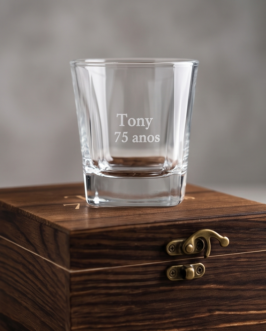Copo de Vidro Kit Drink 9 Peças para Whisky e Bebidas