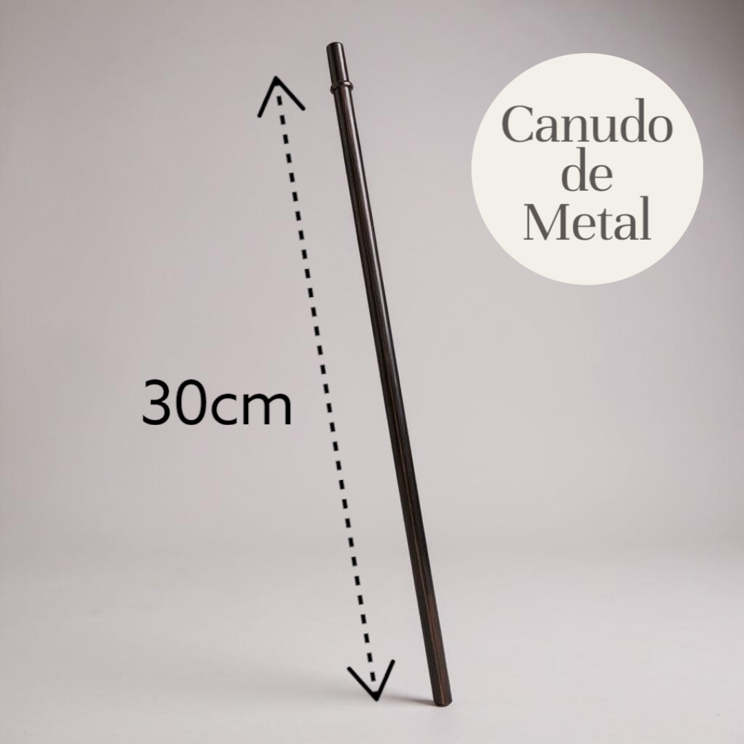 Canudo Metal 30cm para Garrafas e Quenchers