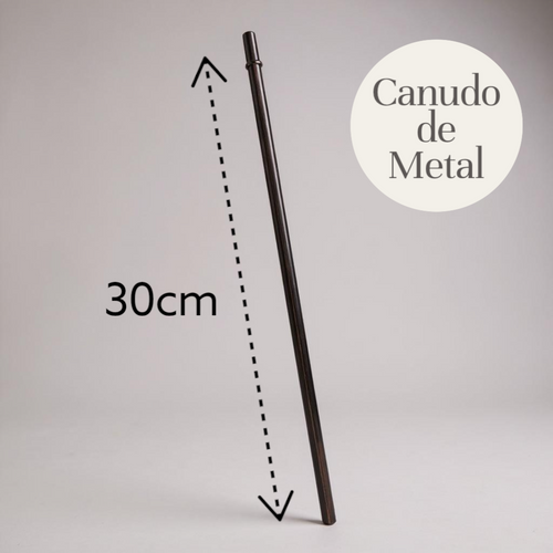 Canudo Metal 30cm para Garrafas e Quenchers