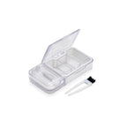 Porta Comprimidos 3 in 1 com Cortador e Macerador | Branco