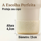 Protetor de Garrafa ou Copo Brilhante de Silicone Tamanho 7,5cm | Rosa