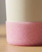 Protetor de Garrafa ou Copo Brilhante de Silicone Tamanho 7,5cm | Rosa