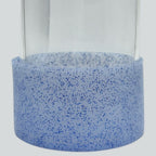 Protetor de Garrafa ou Copo Brilhante de Silicone Tamanho 7,5cm | Azul Escuro