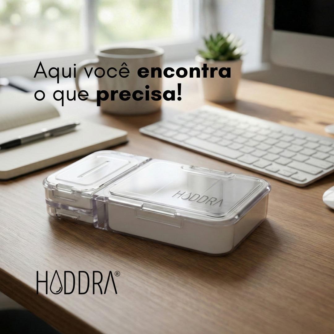 Porta Comprimidos 3 in 1 com Cortador e Macerador | Branco