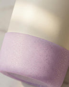 Protetor de Garrafa ou Copo Brilhante de Silicone Tamanho 7,5cm | Lilás
