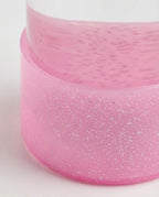 Protetor de Garrafa ou Copo Brilhante de Silicone Tamanho 7,5cm | Rosa