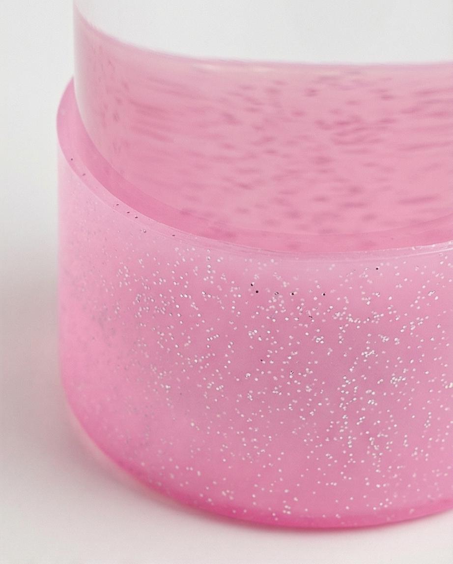 Protetor de Garrafa ou Copo Brilhante de Silicone Tamanho 7,5cm | Rosa