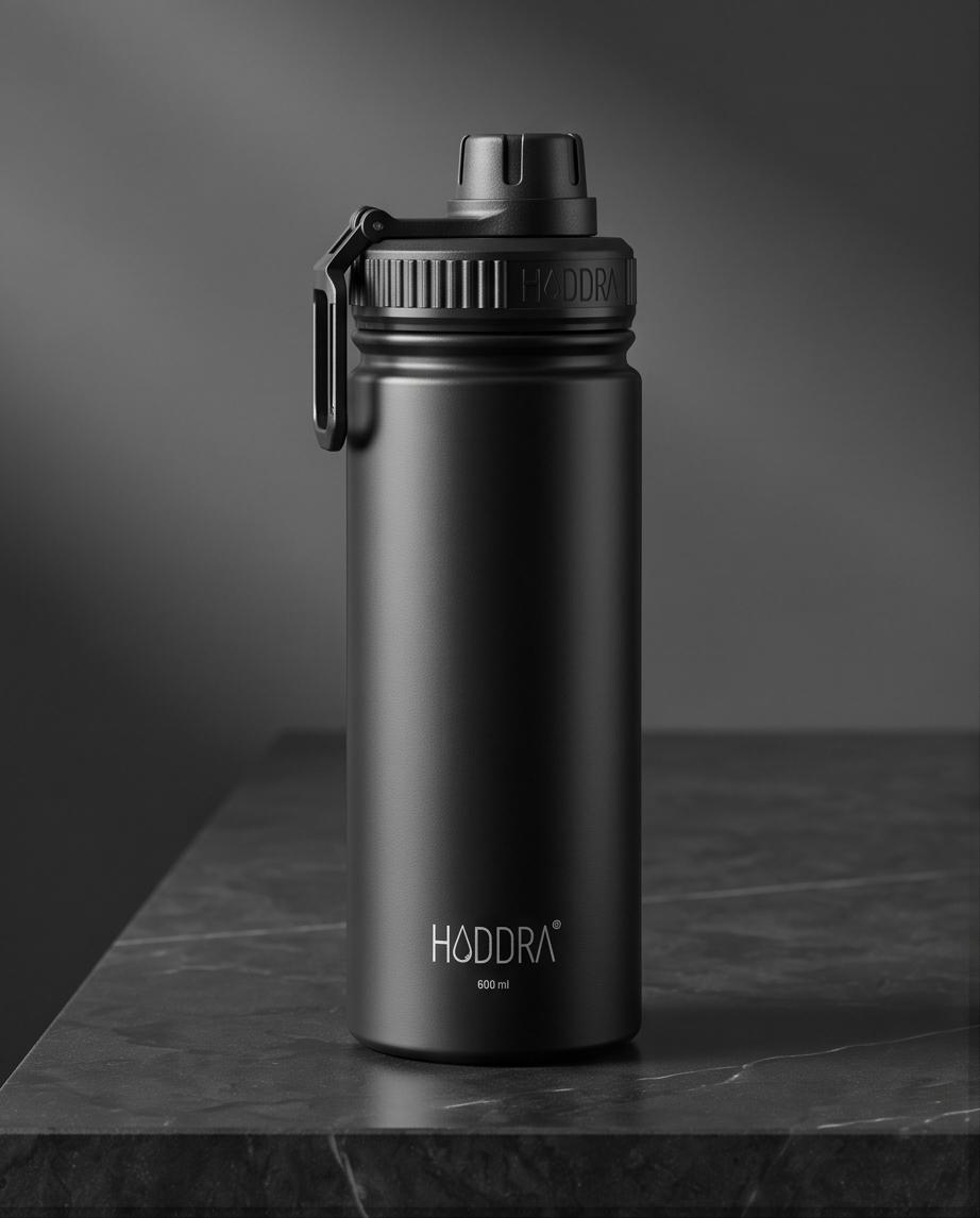 Garrafa Térmica Hiddra 600ml - H600 Preto