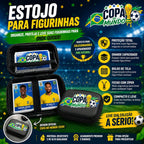 Case Retangular Estojo Organizador EDIÇÃO COPA DO MUNDO | Tamanho M - Preto