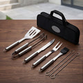 Kit Churrasco 9 Peças em Inox com Estojo