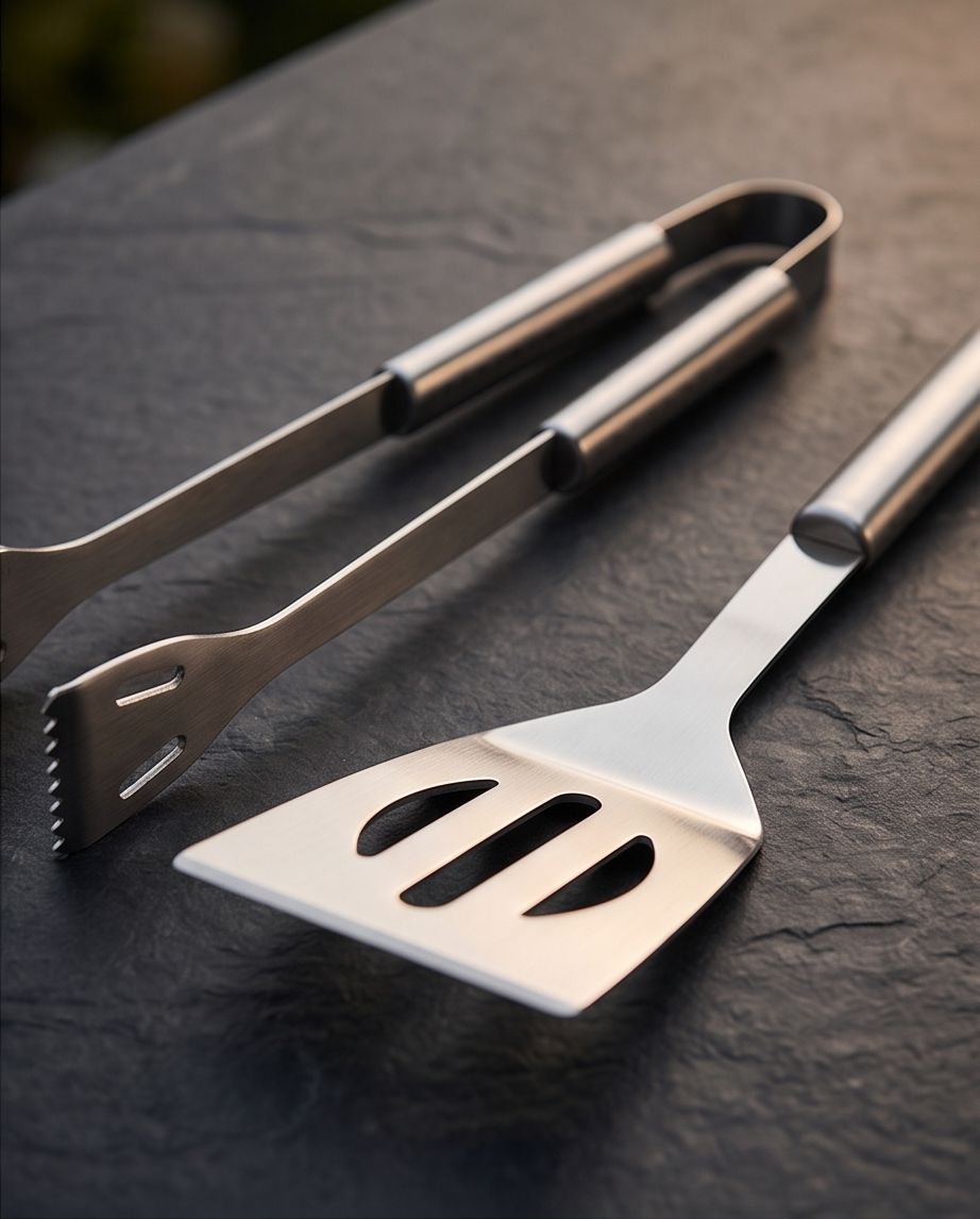 Kit Churrasco 9 Peças em Inox com Estojo