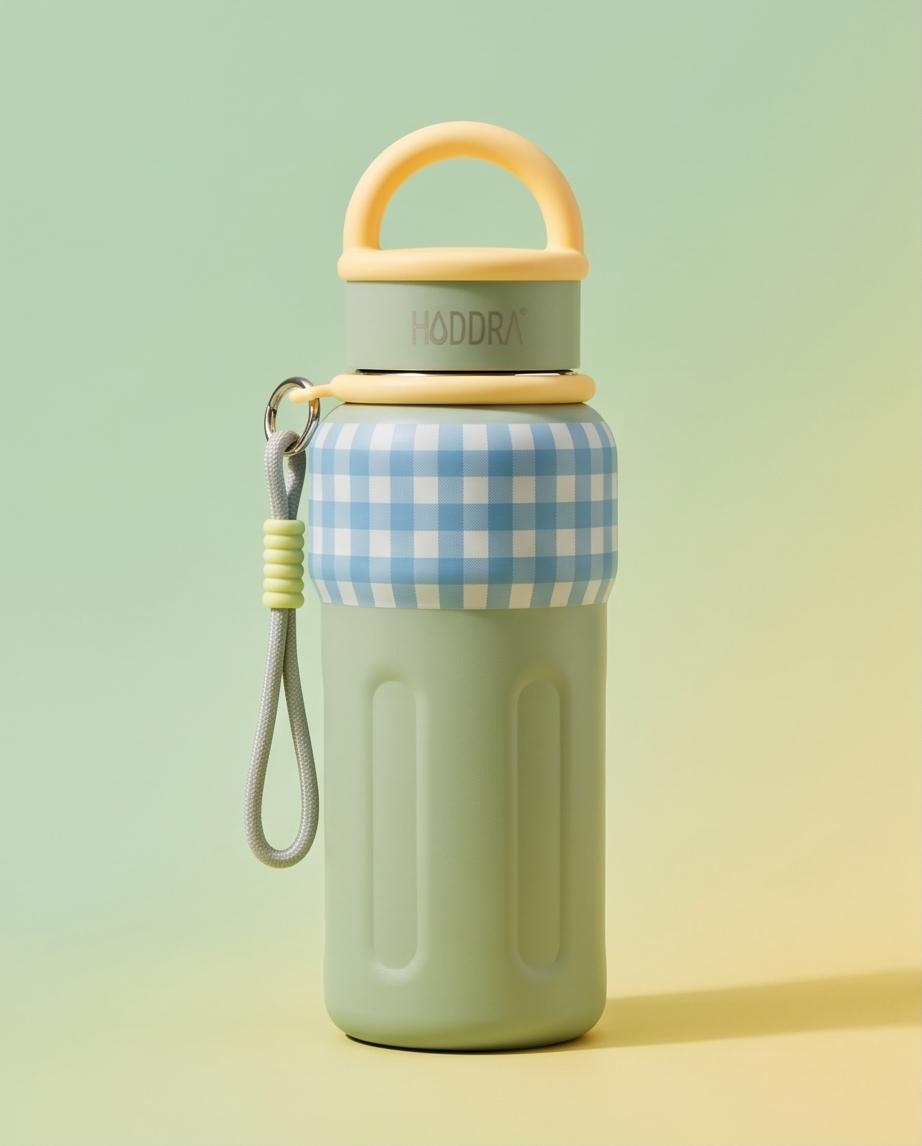 Garrafa Térmica Hiddra EDIÇÃO COPA DO MUNDO - 800ml | Xadrez Azul