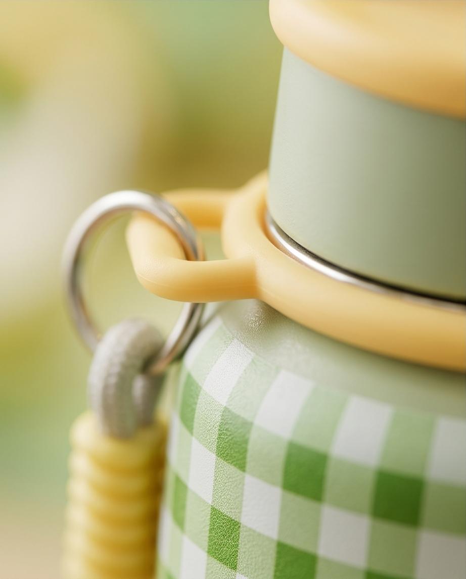 Garrafa Térmica Hiddra EDIÇÃO COPA DO MUNDO - 800ml | Xadrez Verde