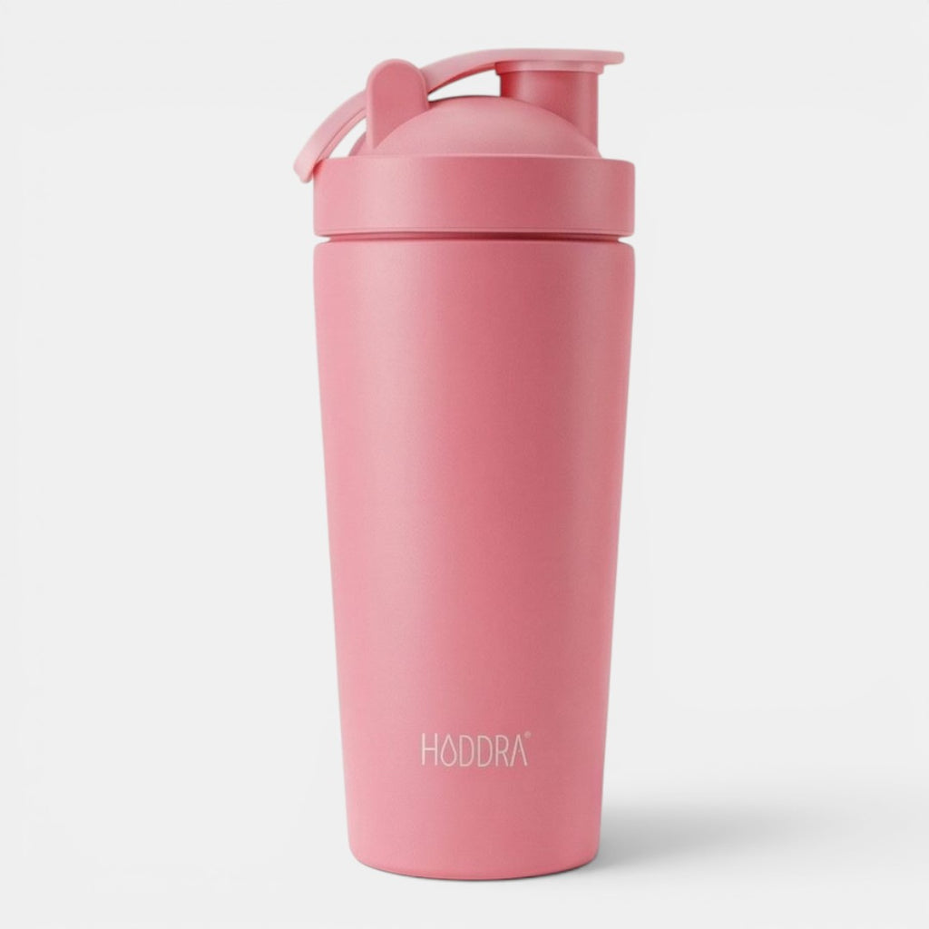 Coqueteleira Térmica com Misturador Hiddra 700ml - Rosa Coração