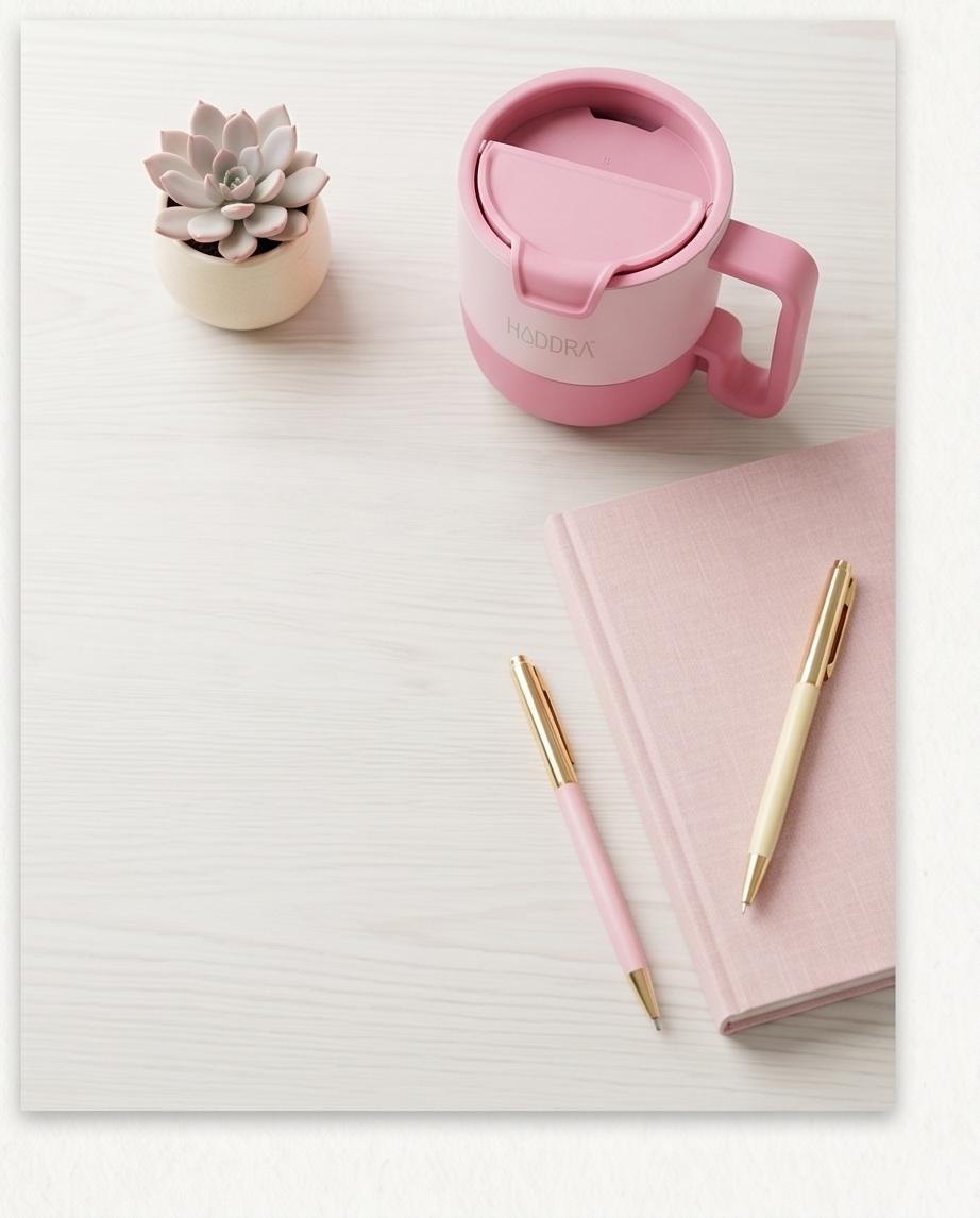 Copo Mug Térmico 500ml - Rosa