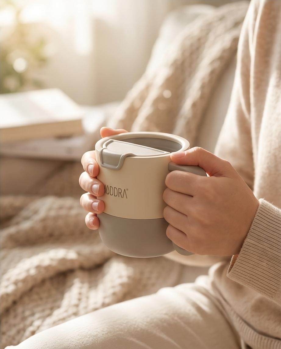 Copo Mug Térmico 500ml - Creme