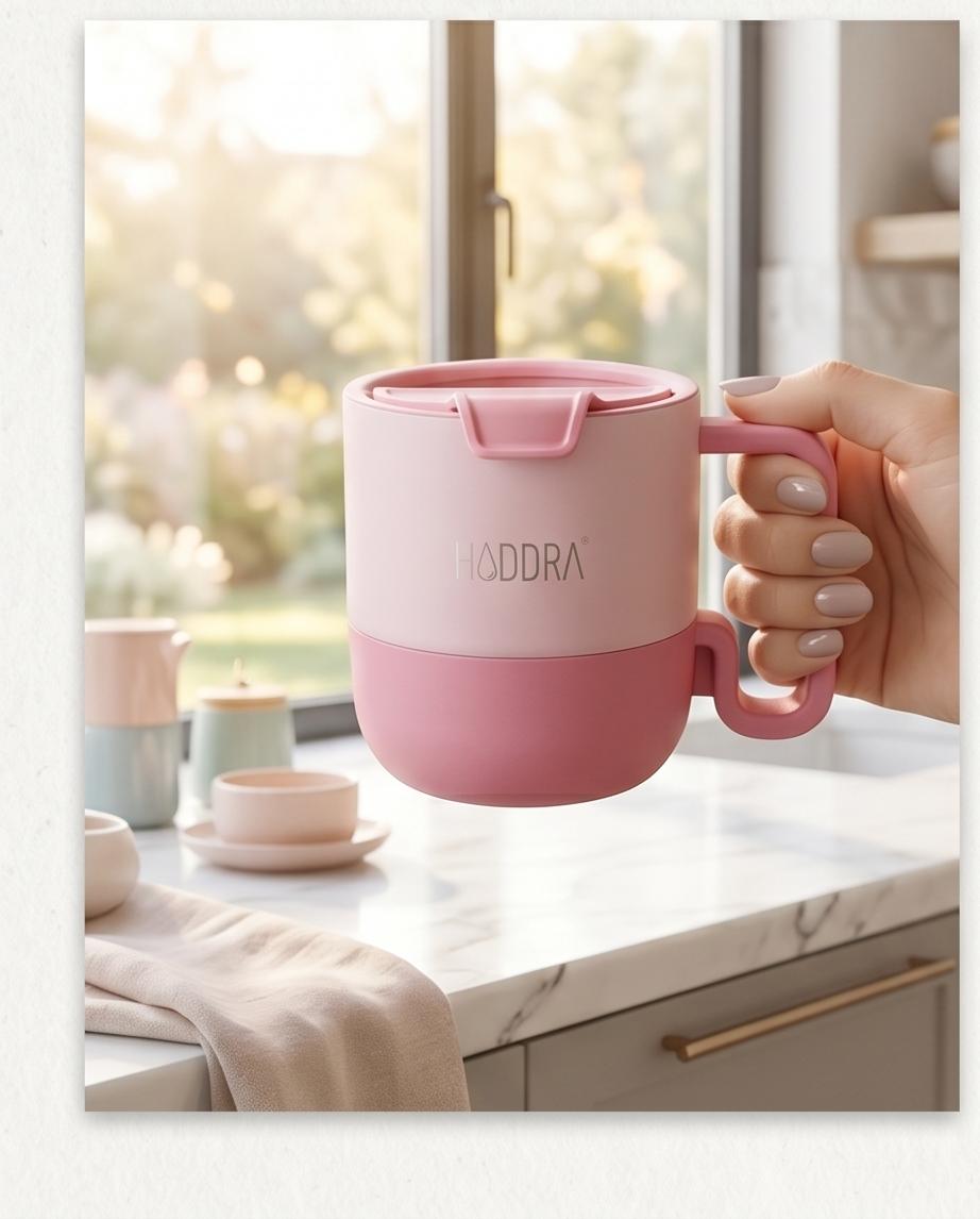 Copo Mug Térmico 500ml - Rosa