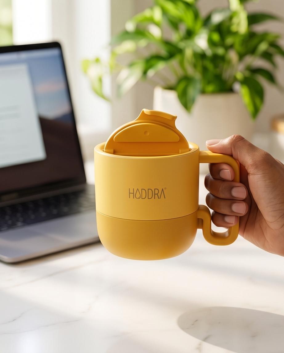 Copo Mug Térmico 500ml - Amarelo