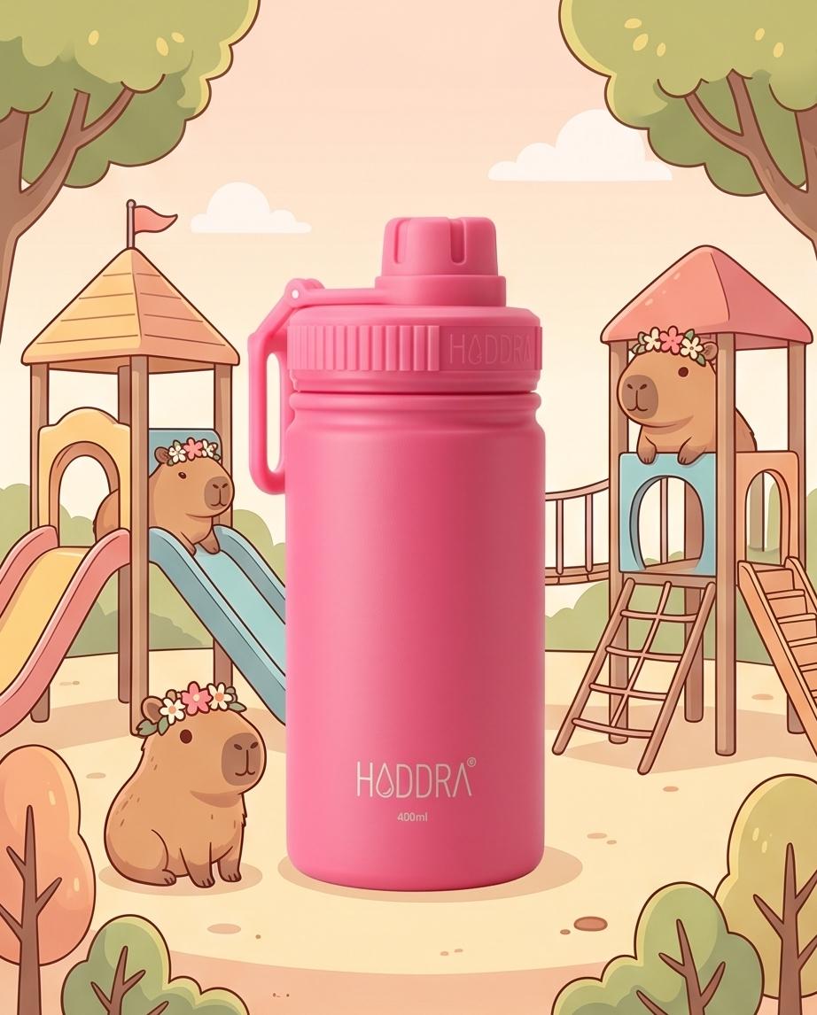 Garrafa Térmica Hiddra Kids 400ml - Rosa