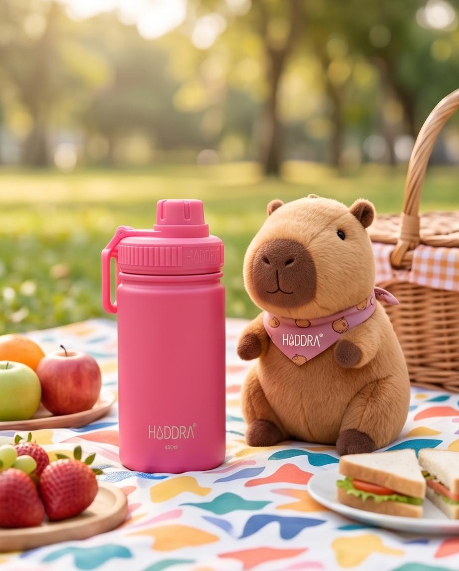 Garrafa Térmica Hiddra Kids 400ml - Rosa