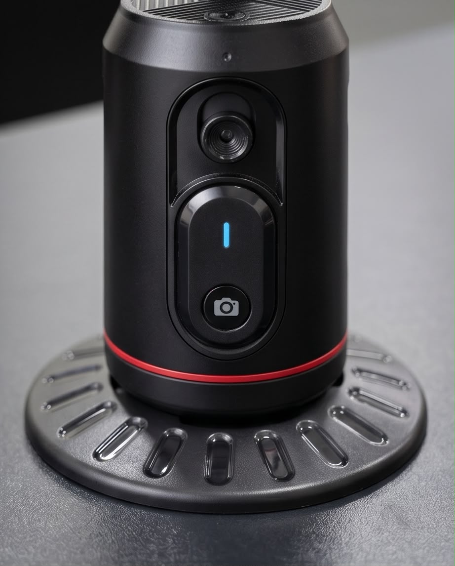 Suporte para Celular Inteligente com Rastreamento Facial e Rotação 360°