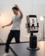 Suporte para Celular Inteligente com Rastreamento Facial e Rotação 360°