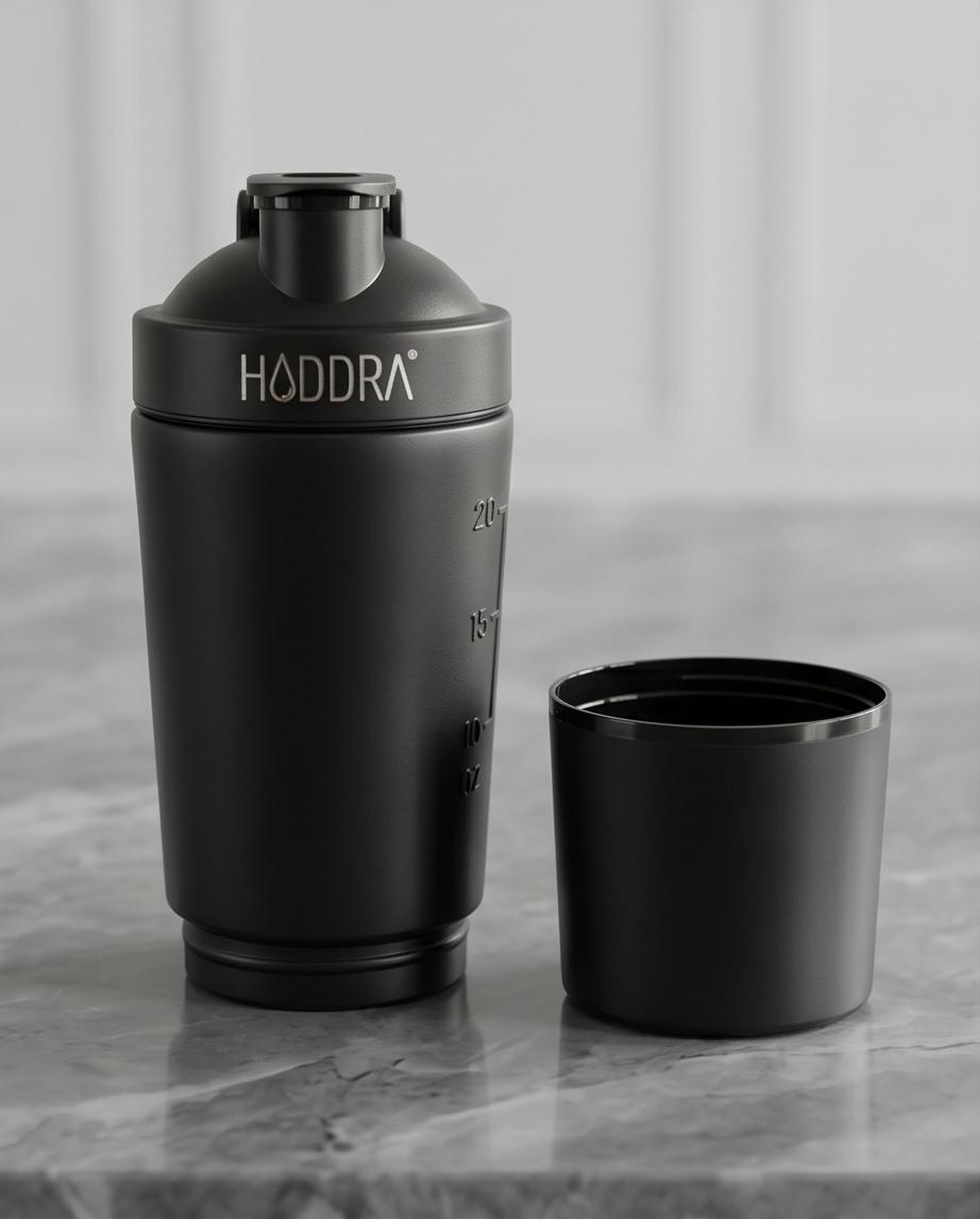 Coqueteleira 600ml Hiddra Motion - Preto