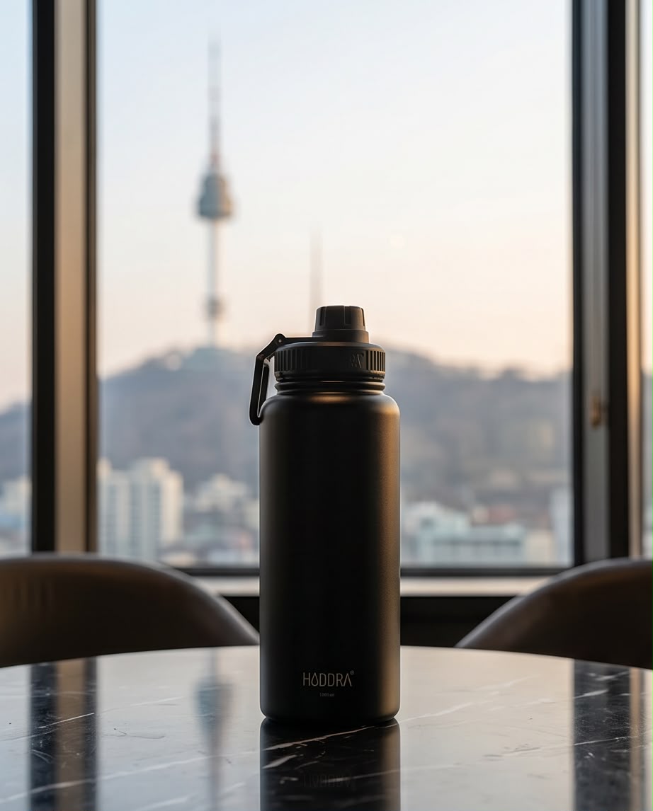 Garrafa Térmica Hiddra 1000ml - Preto