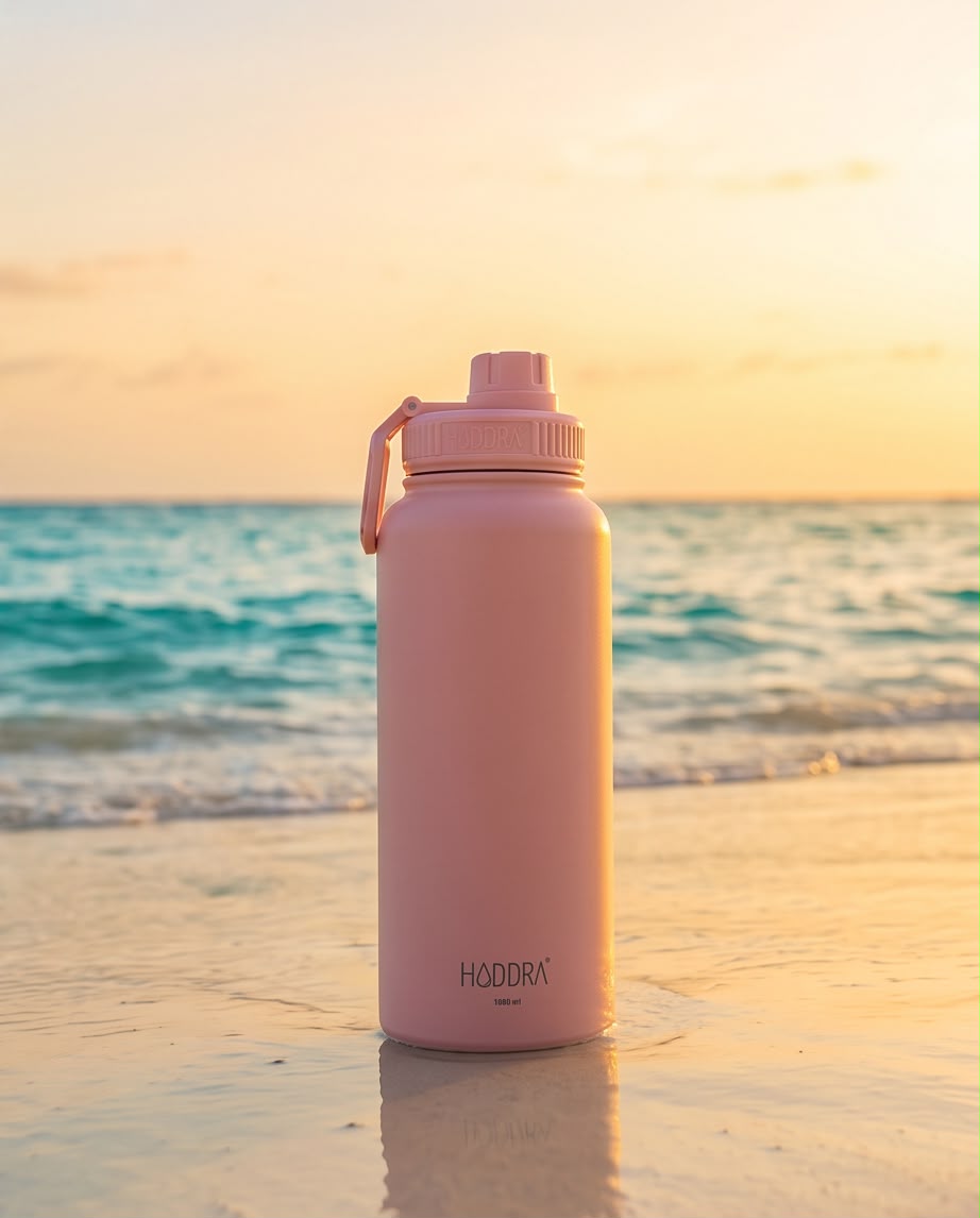 Garrafa Térmica Hiddra 1000ml - Pêssego