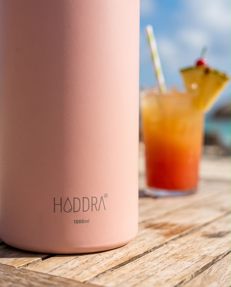 Garrafa Térmica Hiddra 1000ml - Pêssego
