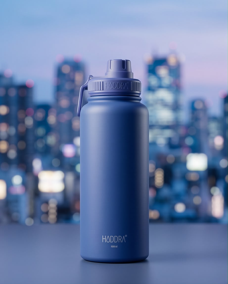 Garrafa Térmica Hiddra 1000ml - Azul Marinho