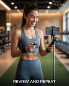 Tripé 1.70m Multifuncional Hiddra | 3 em 1 com Controle Bluetooth