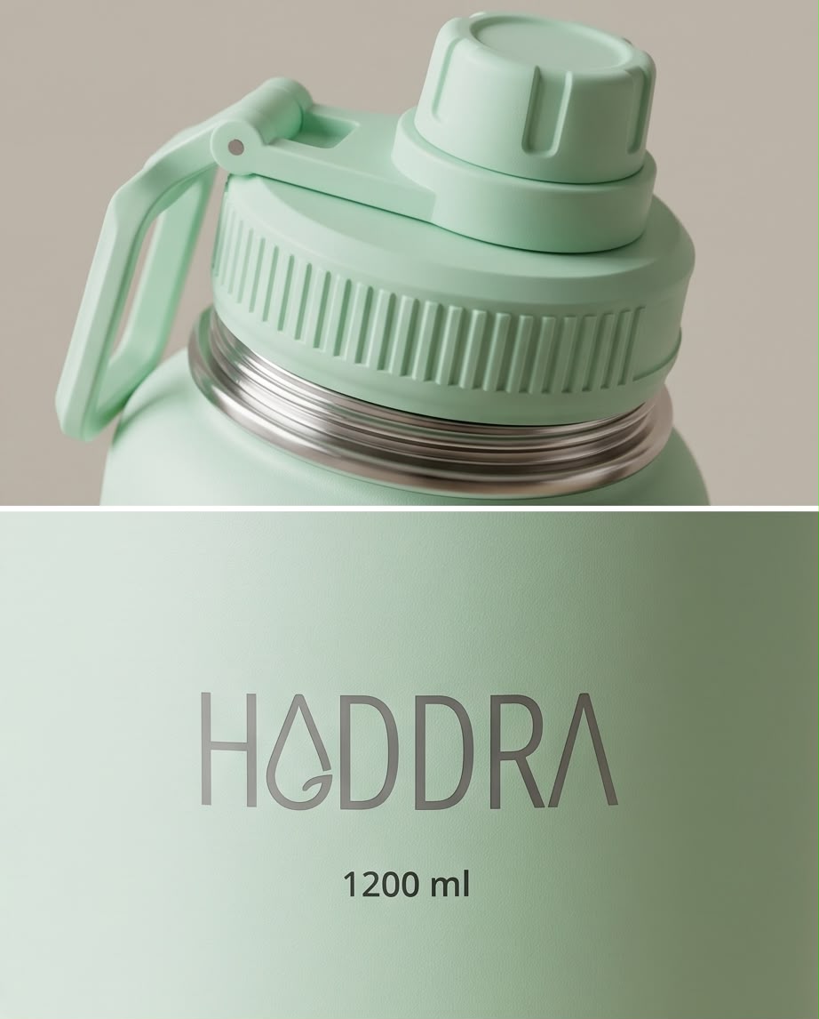 Garrafa Térmica Hiddra - 1200ml | Verde Claro