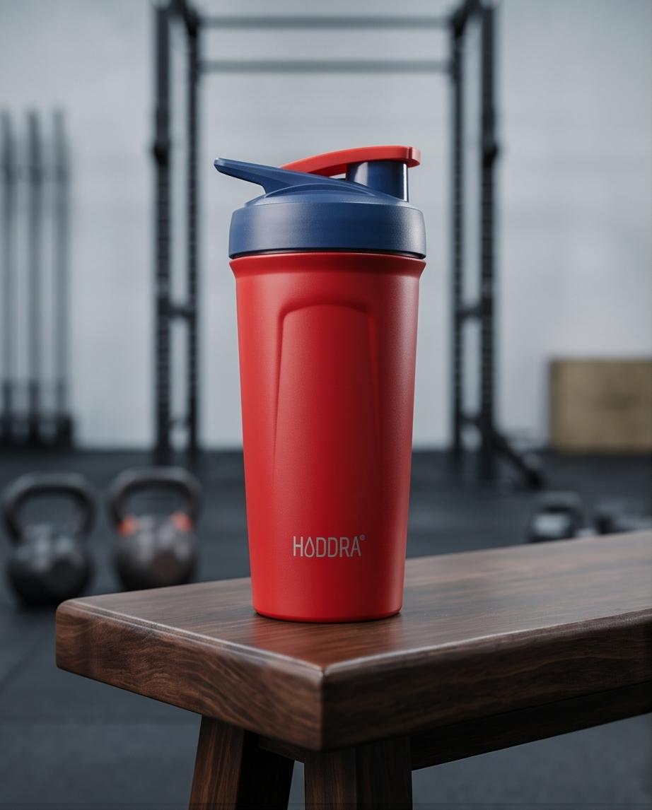 Coqueteleira Térmica Hiddra Vibe 600ml - HC610 Vermelho