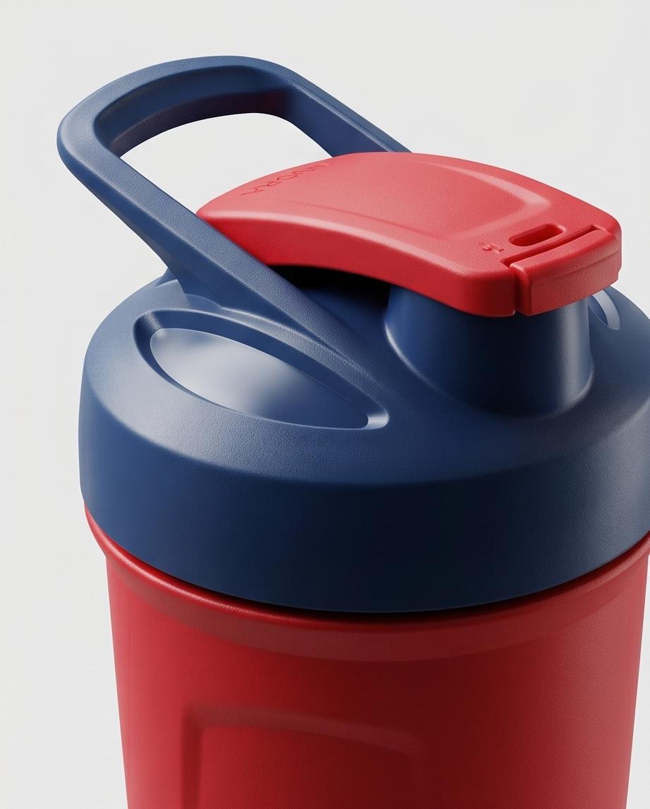 Coqueteleira Térmica Hiddra Vibe 600ml - HC610 Vermelho