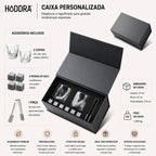 Copo de Vidro Kit Drink 9 Peças para Whisky e Bebidas