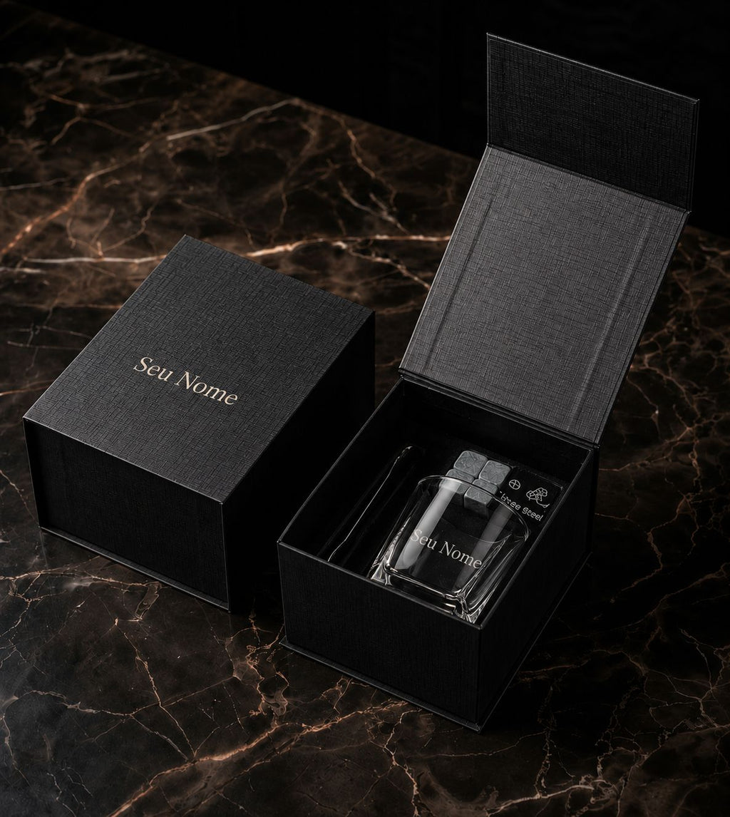 Copo de Vidro Kit Drink 5 Peças para Whisky e Bebidas