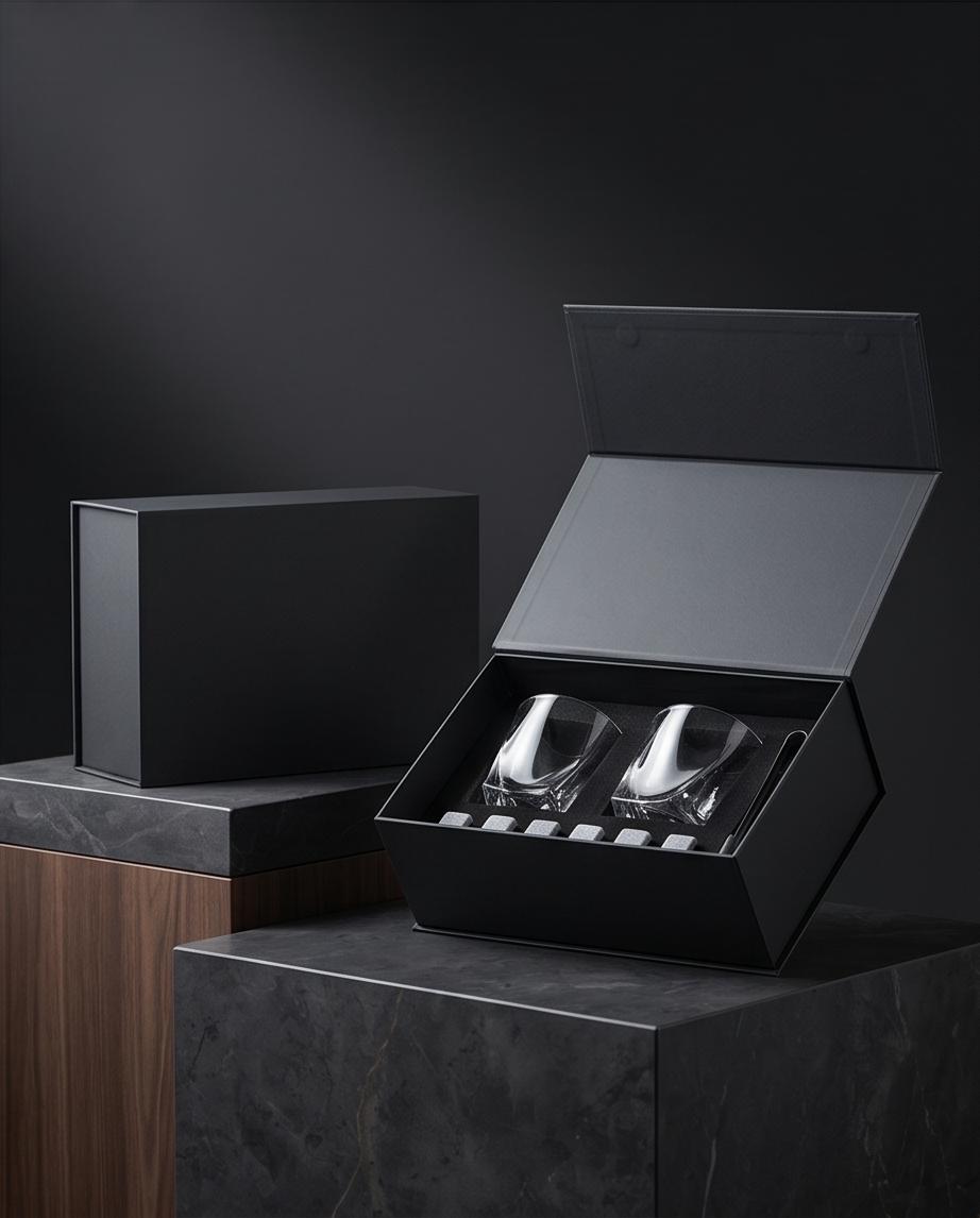 Copo de Vidro Kit Drink 9 Peças para Whisky e Bebidas