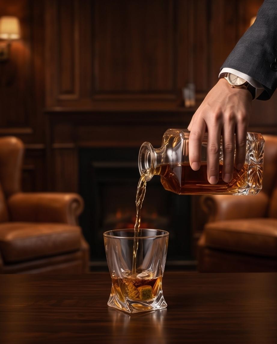 Copo de Vidro Kit Drink 9 Peças para Whisky e Bebidas