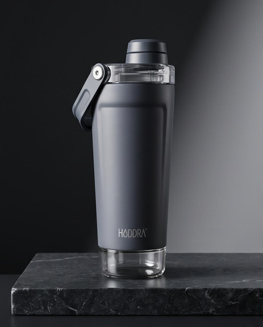 Coqueteleira Térmica Hiddra Element 600ml - HC720 Chumbo Escuro