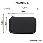 Case Retangular Estojo Organizador | Tamanho G - Preto