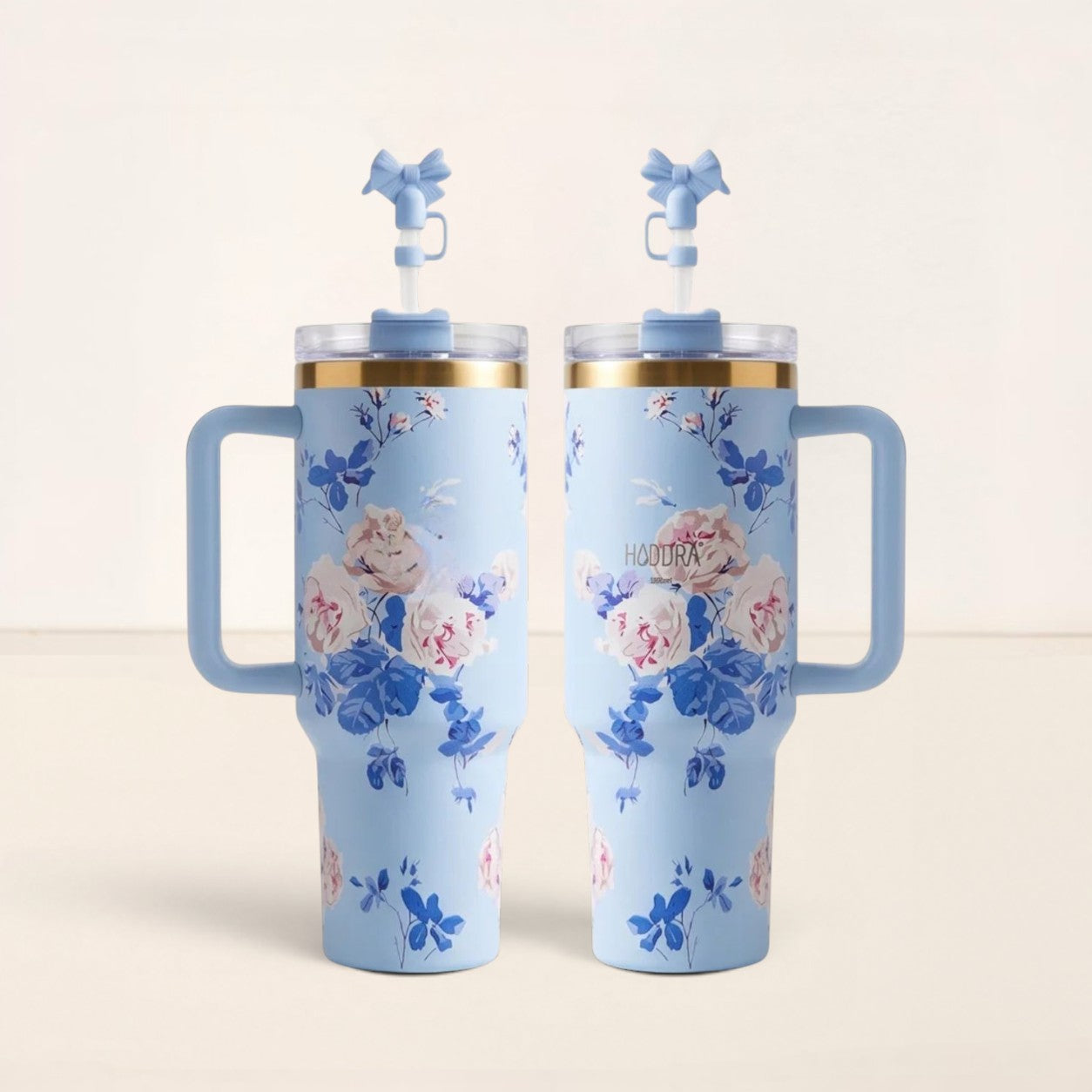 Copo Térmico 1200ml Coleção Jardim Secreto Hiddra - AZUL