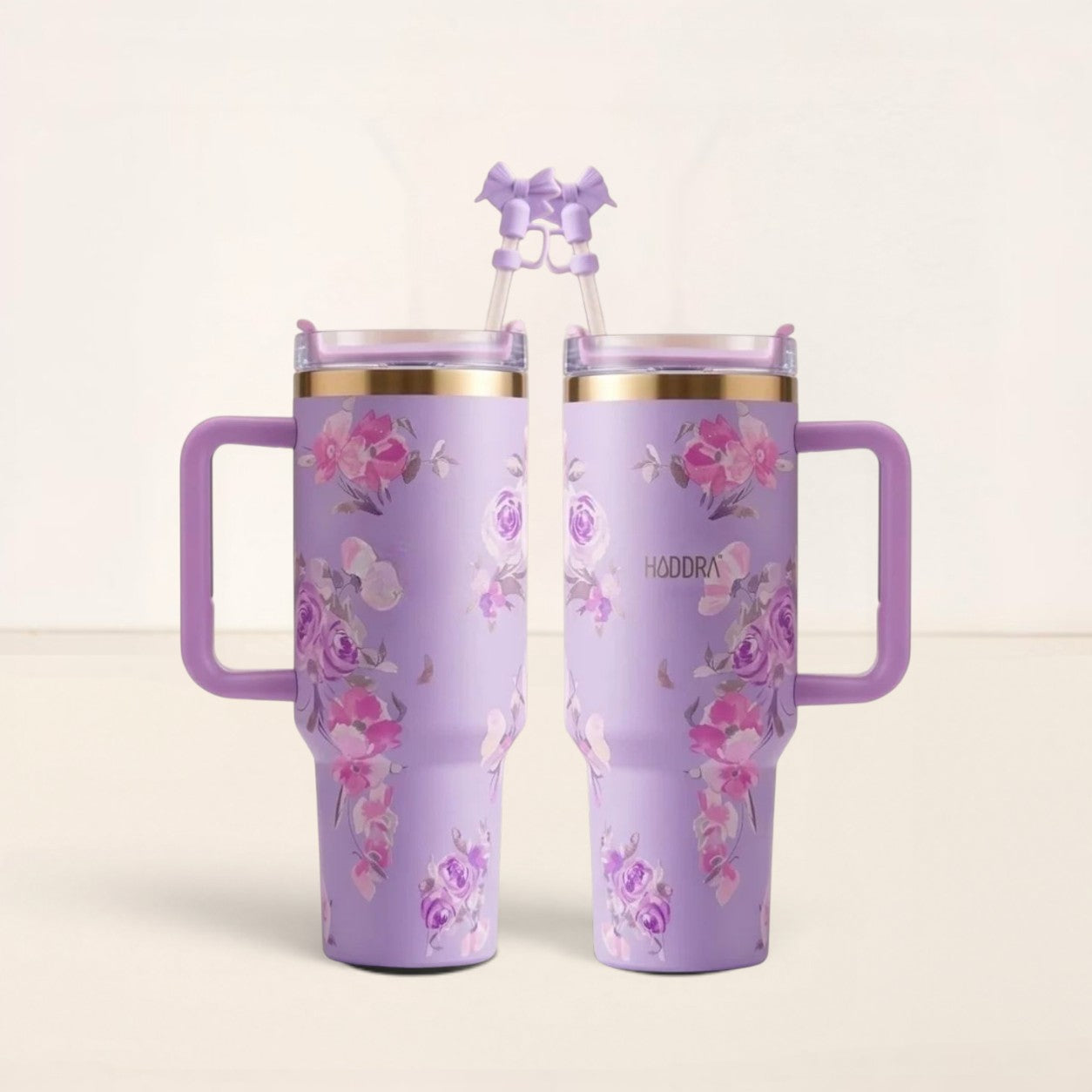 Copo Térmico 1200ml Coleção Jardim Secreto Hiddra - Lilás