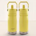 Garrafa Térmica Hiddra 550mL com Canudo  | Amarelo