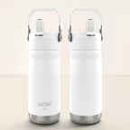 Garrafa Térmica Hiddra 550mL com Canudo  | Branco