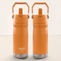 Garrafa Térmica Hiddra 550mL com Canudo  | Laranja