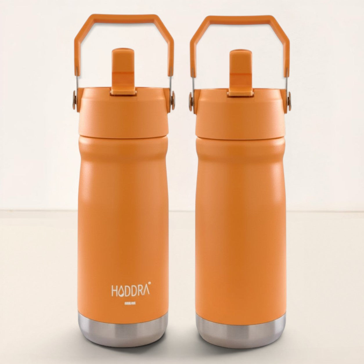 Garrafa Térmica Hiddra 550mL com Canudo  | Laranja