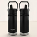 Garrafa Térmica Hiddra 550mL com Canudo  | Preto